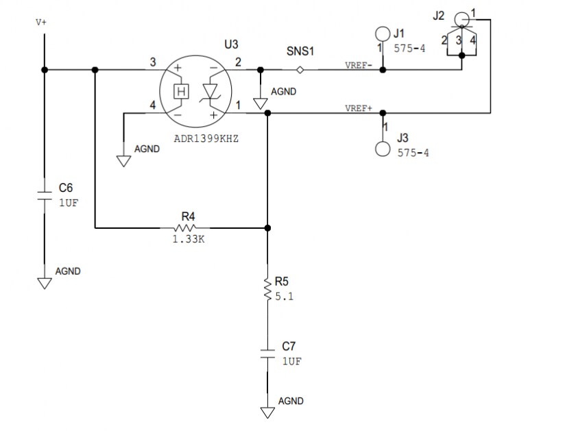 Schematic - Analog Devices Inc. ADR1399H-EBZ Evaluation Board